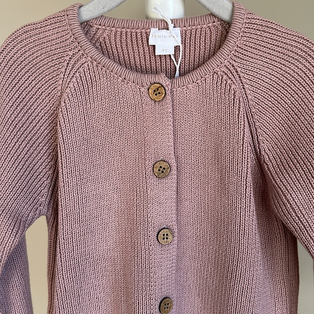 ✨NEW Jamie Kay Rib Cardigan 4Y - Picture 3 of 11